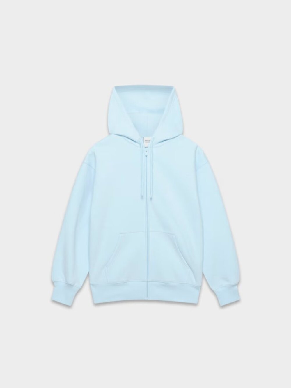NWT Aritzia Sweatfleece BOYFRIEND ZIP Villa Blue XL - Picture 7 of 10